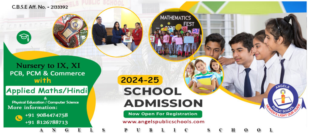 Angels Public School Admission Open